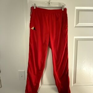Kappa Red Sweatpants Relaxed Fit Joggers